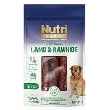 NUTRI CANIN KUZU ETLİ SARILI KEMİK 80 GR