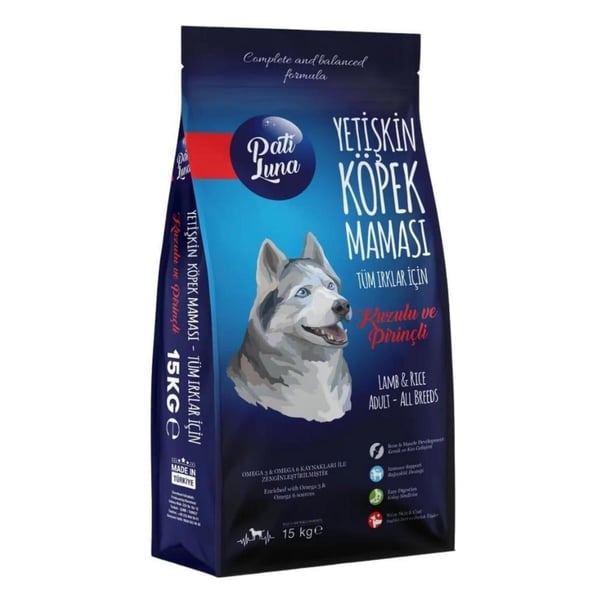 Pati Luna Kuzu Etli Yetişkin Köpek Maması 15 kg