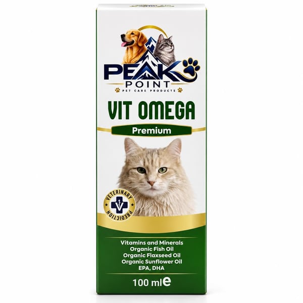 Peak Poınt Kediler İçin Omega Desteği 100 Ml