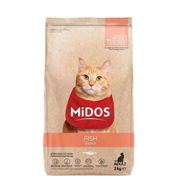 Peritas Midos Balıklı ve Pirinçli Kısırlaştırılmış Kedi Maması 15 Kg