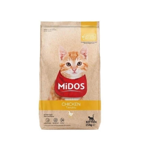Peritas Midos Tavuklu Yavru Kedi Maması (Sağlıklı Büyüme) 15 Kg
