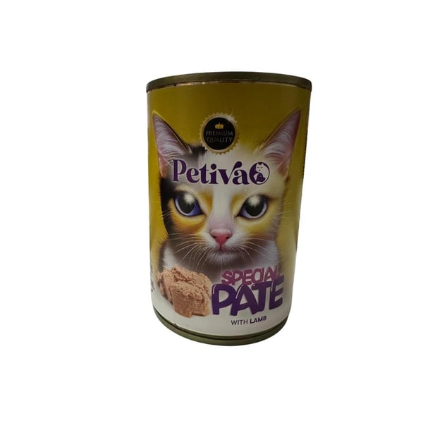 PETİVA KUZU ETLİ KIYILMIŞ PATE SPECİAL KEDİ KONSERVESİ 400 GR