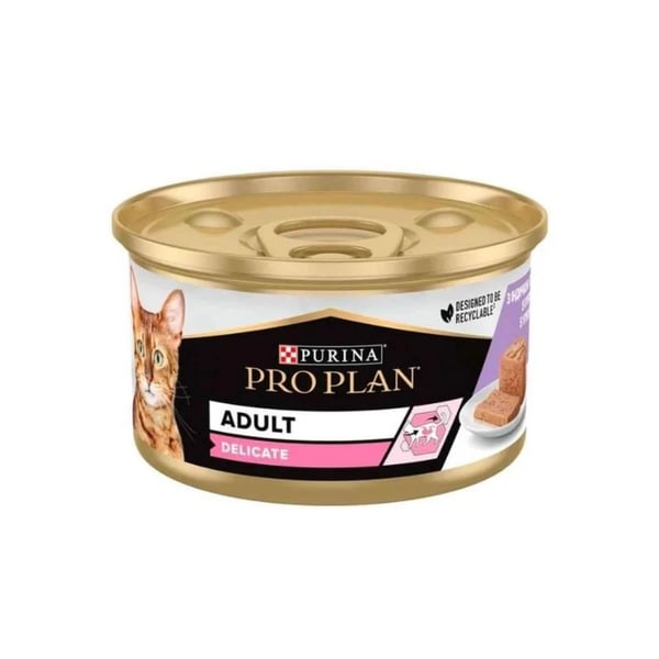 Pro Plan Delicate Hindili Yetişkin Kedi Konservesi 85gr 