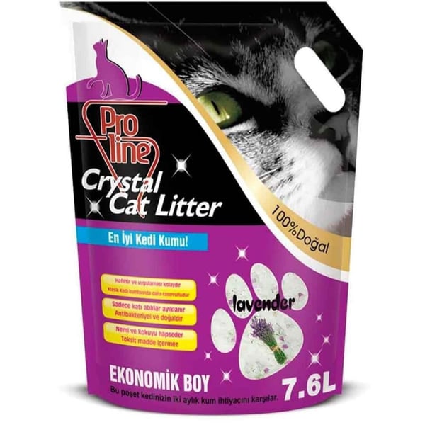 ProLine Kristal Kedi Kumu Lavanta Aromalı 7,6 Lt