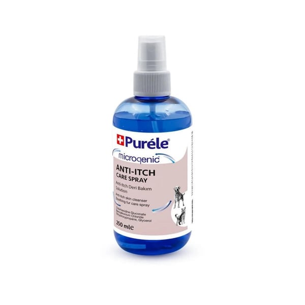 PURELE ANTI ITCHING KEDİ VE KÖPEKLER İÇİN KAŞINTI GİDERİCİ KORUYUCU SPREY 250ML