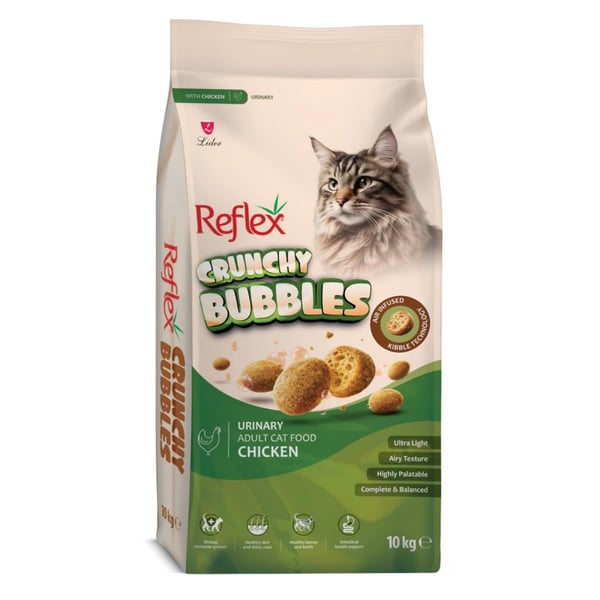 Reflex Crunchy Bubbles Üriner Sistem Tavuklu Yetişkin Kedi Maması 10kg