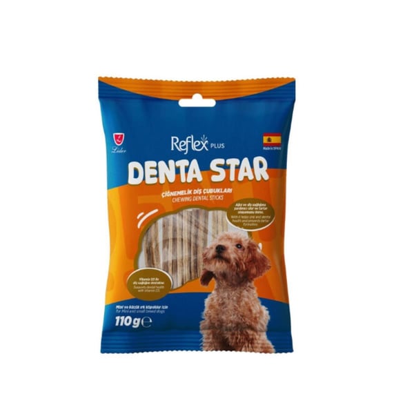 Reflex Plus Denta Star Diş Sağlığı Destekleyici Küçük Irk Köpek Ödül Maması 180gr