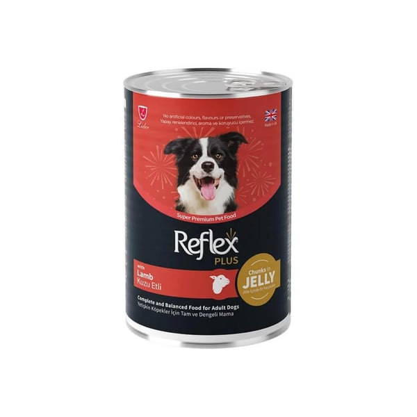 Reflex Plus Parça Kuzu Etli Köpek Konservesi 400 Gr