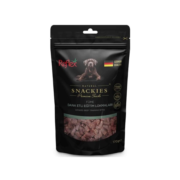 Reflex Snackies Füme Dana Etli Eğitim Lokmaları Köpek Ödül Maması 170gr