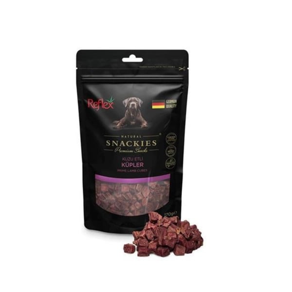 Reflex Snackies Kuzu Etli Küp Köpek Ödülü 170 gr