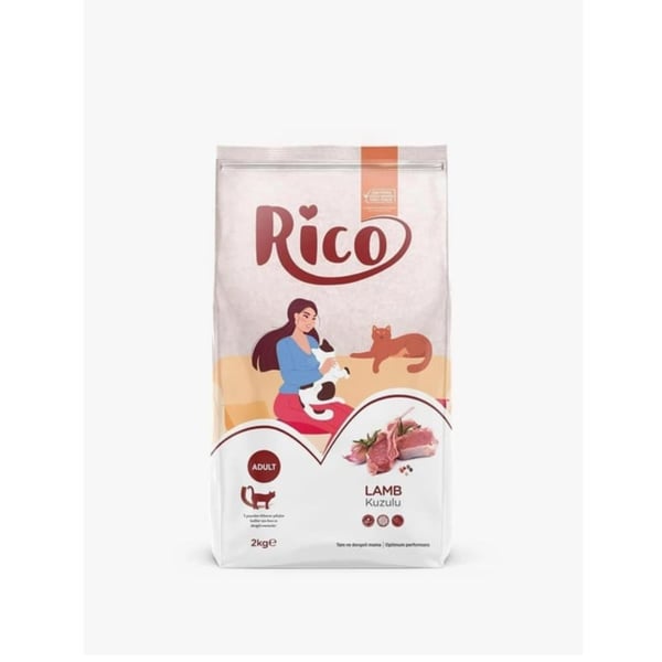Rico Kuzu Etli Yetişkin Kedi Maması 2 Kg