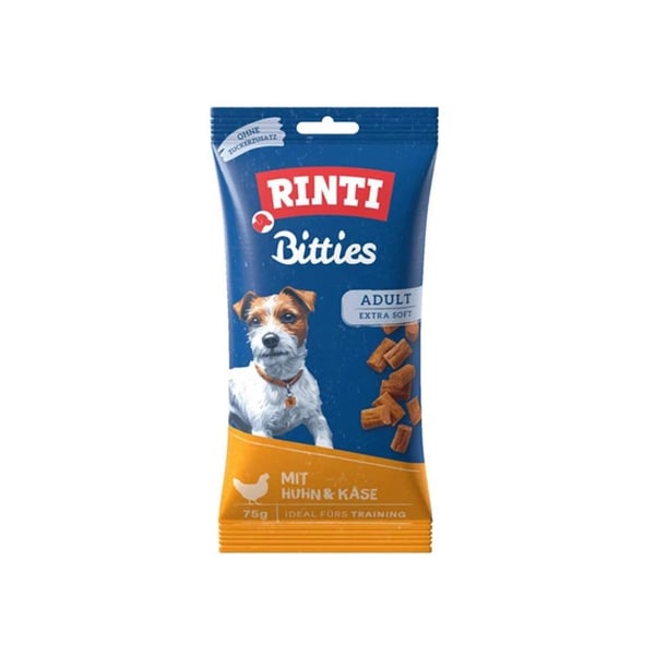 Rinti Bitties Tavuk ve Peynirli Köpek Ödülü 75 gr