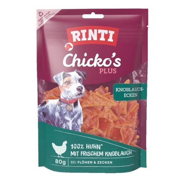 Rinti Chicko Plus Sarımsaklı Etli Köpek Ödülü 80 Gr