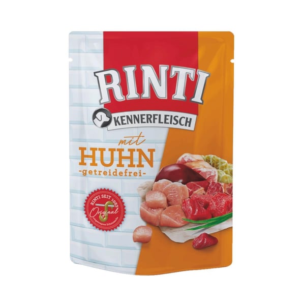 Rinti Tavuklu Gerçek Et Tamamlayıcı  Köpek Maması 400g