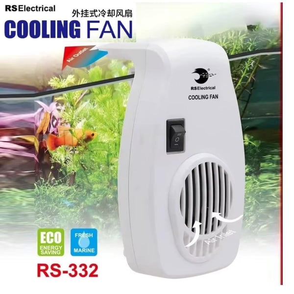 RS fan akvaryum soğutma sistemi Fan balık tankı için soğutma fanı tuz tatlı su tankı 