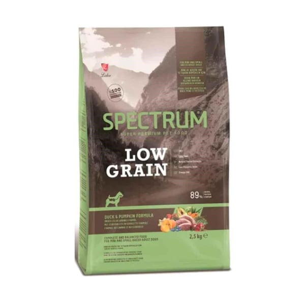 Spectrum Ördek Etli ve Bal Kabaklı Mini Irk Köpek Maması 2.5 Kg