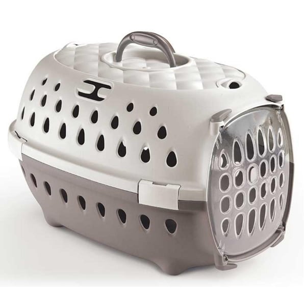 Stefan Travel Chic Kedi ve Köpek Taşıma Beyaz Bej 50x34,5x32cm 