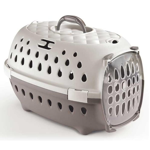 Stefan Travel Chic Kedi ve Köpek Taşıma Beyaz Bej 50x34,5x32cm 