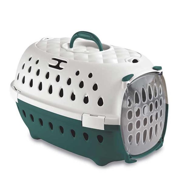 Stefan Travel Chic Kedi ve Köpek Taşıma Yeşil  Beyaz 50x34,5x32
