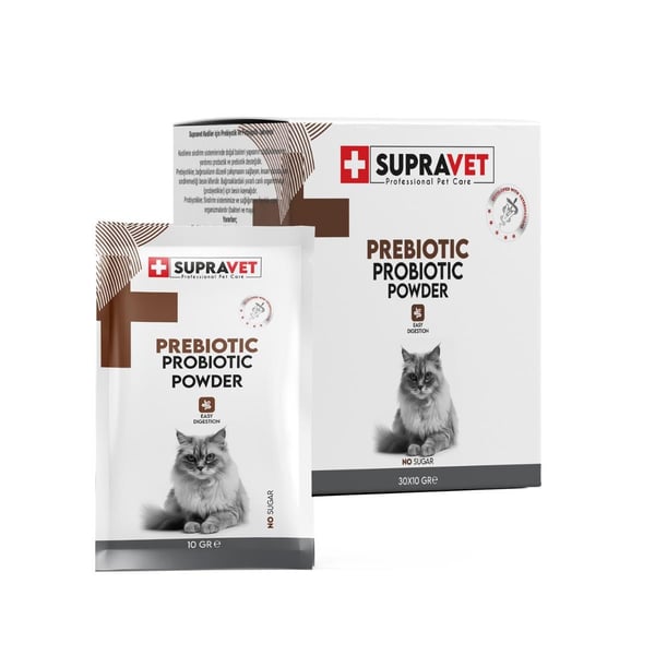 Supravet Kedi Bağışıklık Güçlendirici Toz Probiyotik 30'lu Paket
