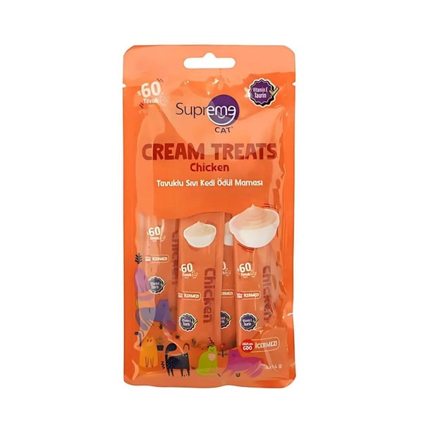 Supreme Cat Tavuklu Krema Kedi Ödülü 4x14gr