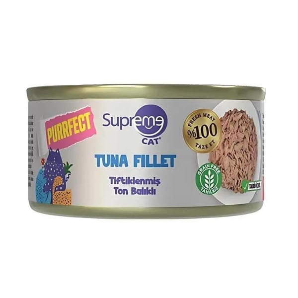 Supreme Tiftiklenmiş Ton Balıklı Kedi Maması 70gr