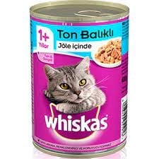 Whiskas Jöle İçinde Ton Balıklı Yetişkin Kedi Konservesi 400gr