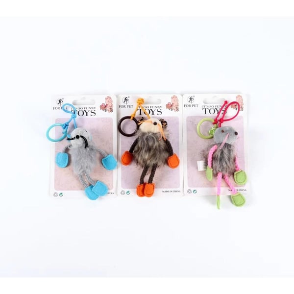 Yemcipetshop MWJ098 Tüylü Kedi oyuncağı