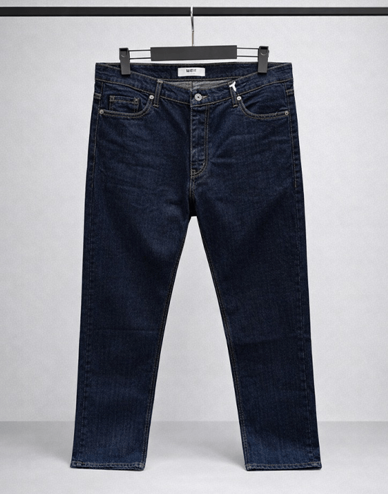 Lacivert Baggy Fit Jean