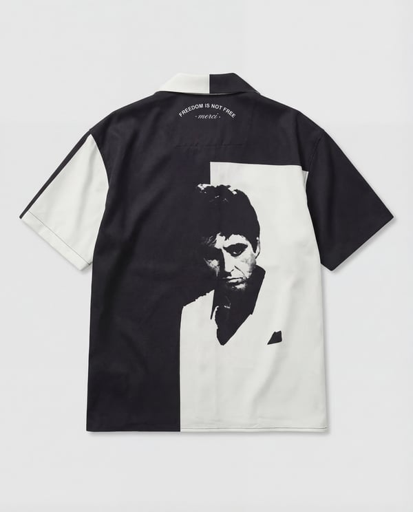 Scarface Tony Montana Rayon Düğmeli Gömlek