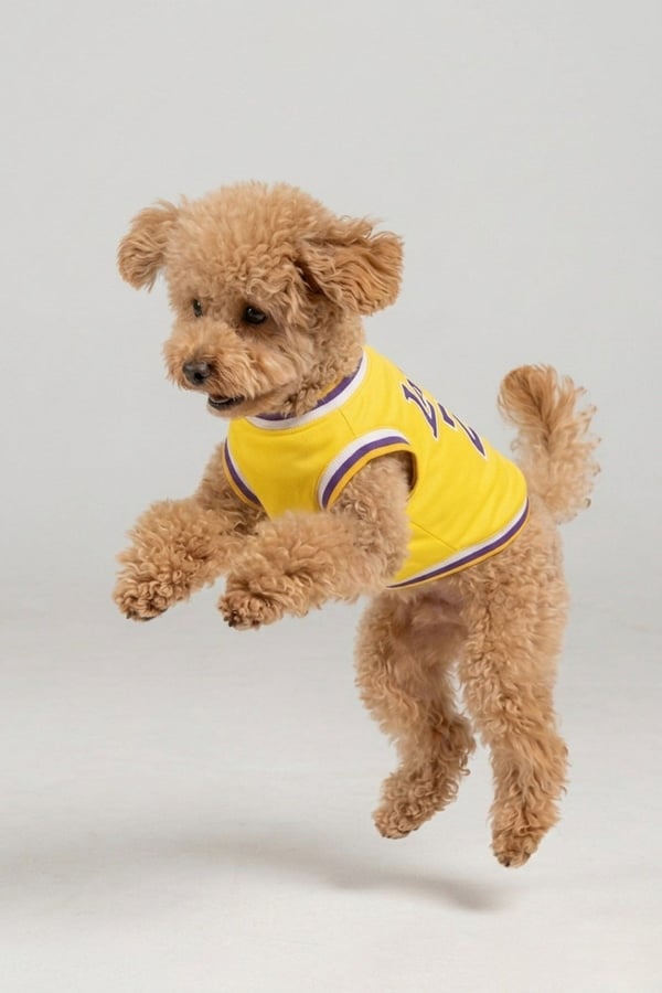 Lakers Yazlık Köpek Forma, küçük orta ve büyük ırklar için köpek kıyafeti
