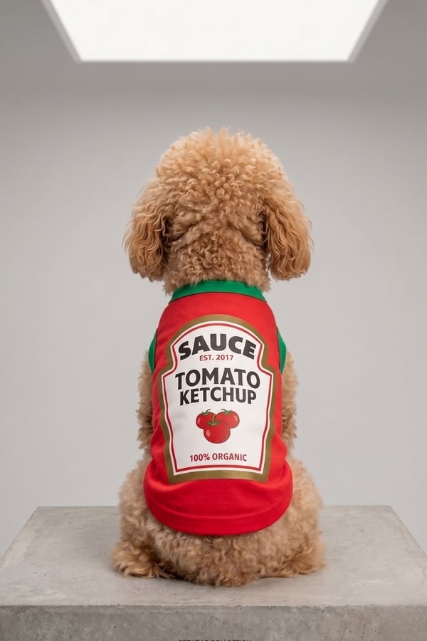 Salya Store Mustard - Ketchup Yazlık Köpek Atlet Kedi,köpek Kıyafeti 