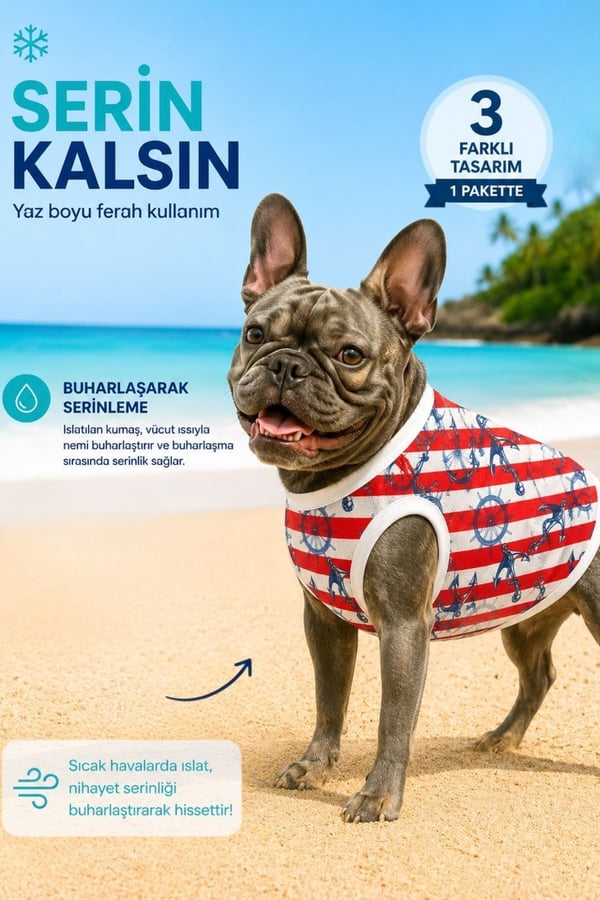 Serinletici Köpek Atleti, 3'lü Avantajlı Paket