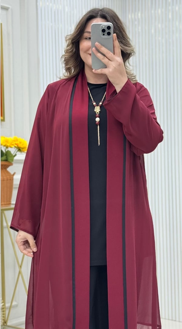 Ayra Üçlü Takım Bordo