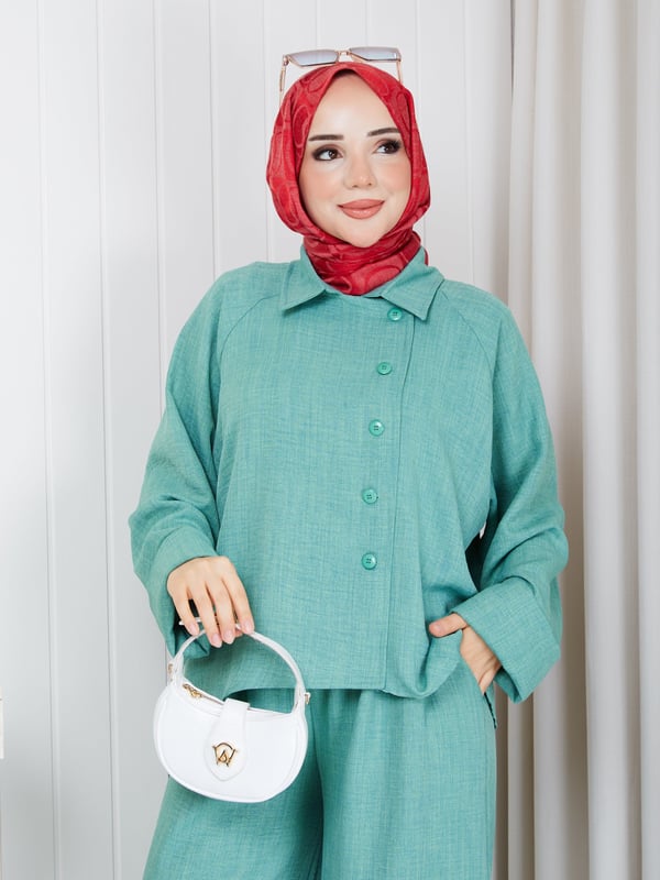 Bahar İkili Takım Mint Yeşili