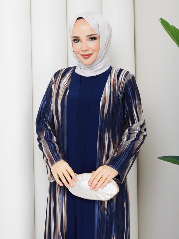 Elva Elbise Takım Lacivert