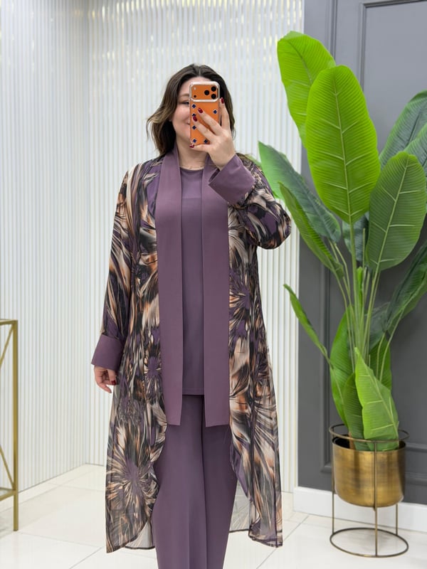 Freya Üçlü Takım Lila
