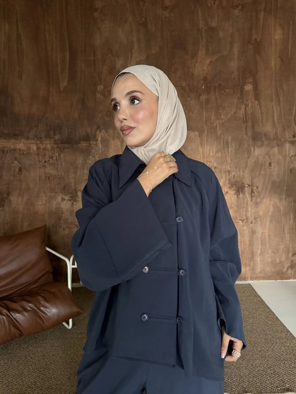 Lina İkili Takım Lacivert