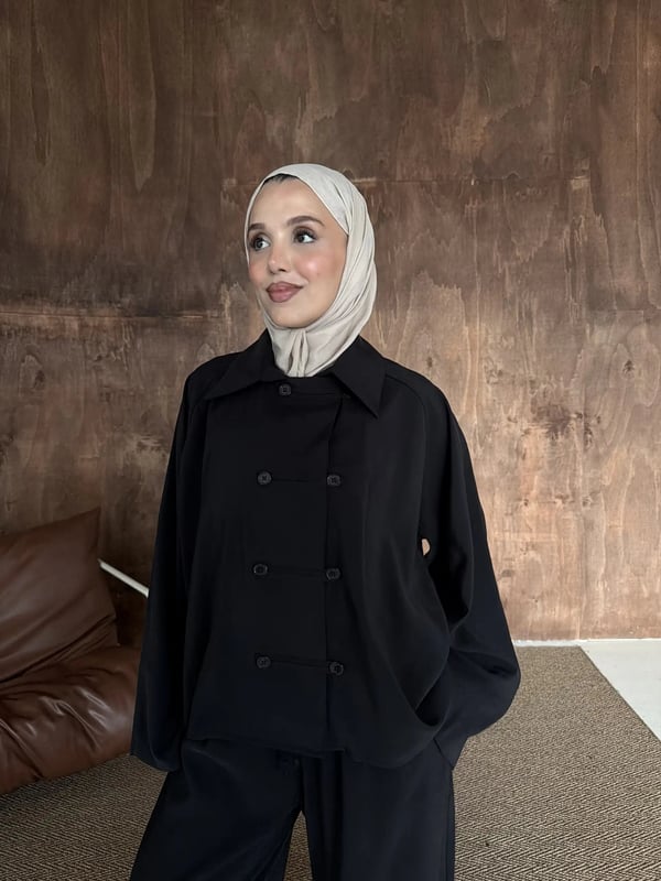Lina İkili Takım Siyah