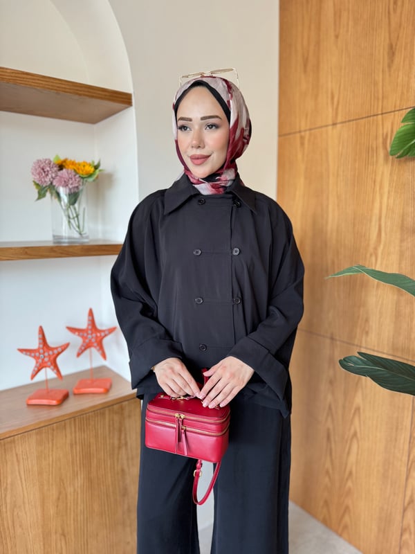 Lina İkili Takım Siyah
