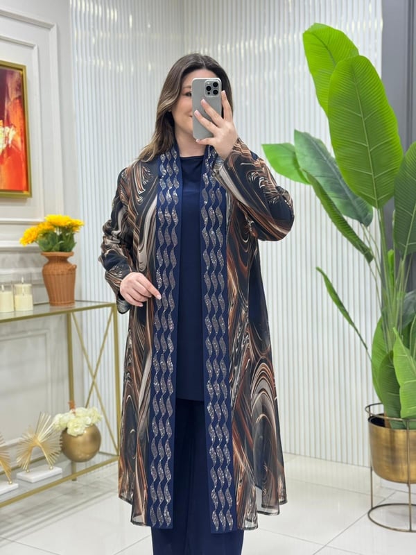 Milena Üçlü Takım Lacivert