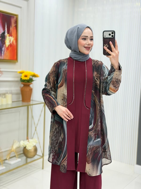Mucize Üçlü Takım Bordo