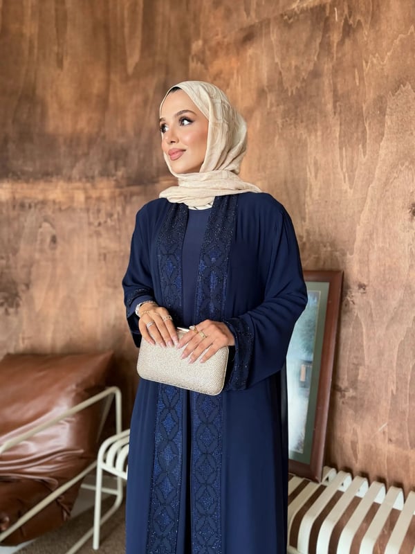 Nazlı Abiye Lacivert