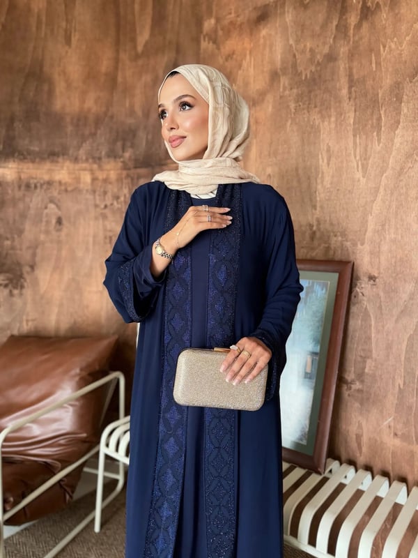 Nazlı Abiye Lacivert