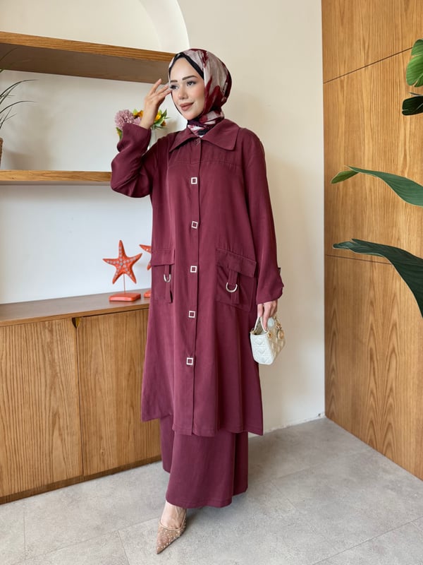 Safir İkili Takım Bordo