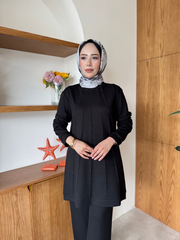 Saye İkili Takım Siyah