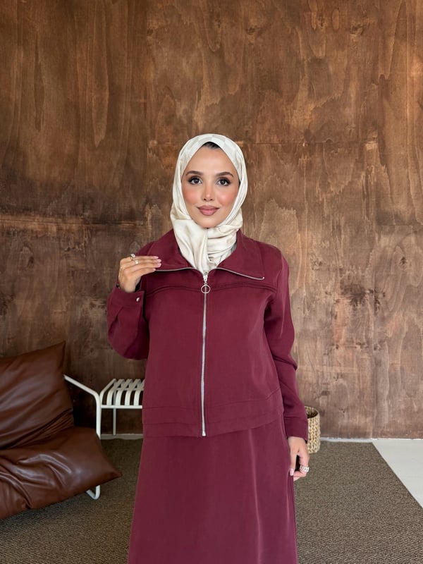 Yıldız Elbise Bordo