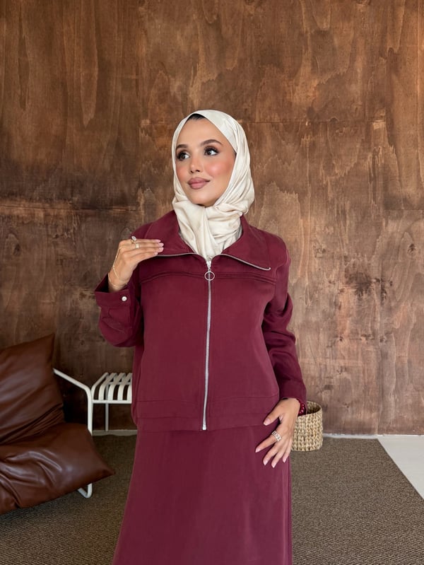 Yıldız Elbise Bordo