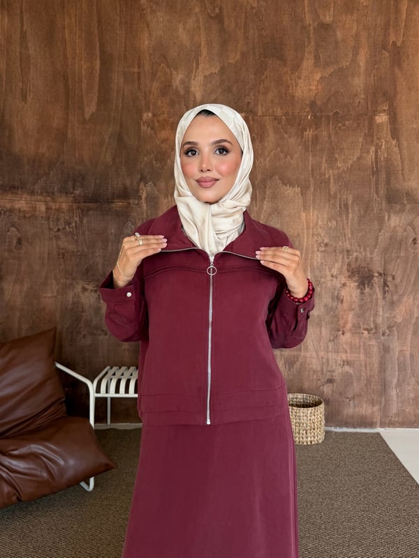 Yıldız Elbise Bordo