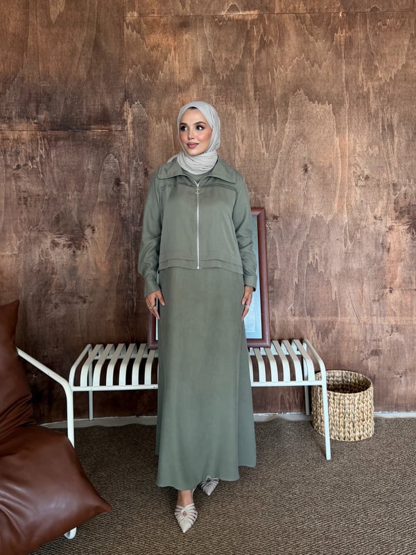 Yıldız Elbise Haki